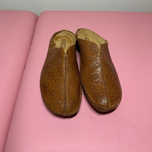 Pikolinos P. Vallarta Top-stitched leather clog size 8.5 - Picture 3 of 6